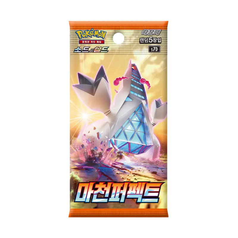 Pokémon Towering Perfection KR Booster Box pack featuring colorful artwork from the Towering Perfection set.