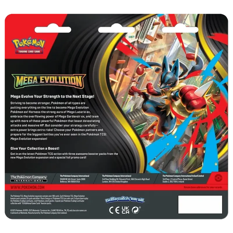 Mega Evolution 3er-Pack Blister