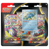 Mega Evolution 3-Pack Blister (Live-stream) featuring Golduck card and booster packs.
