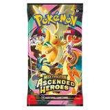 Pokémon Ascended Heroes Boosterpack featuring Mega Dragonite and other unique cards.