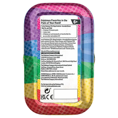 Ascended Heroes Mini Tins packaging featuring booster packs and art card details for Pokémon Trading Card Game.