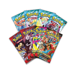 Mega Venusaur ex Premium Collection featuring various Pokémon booster packs including Mega Evolution.