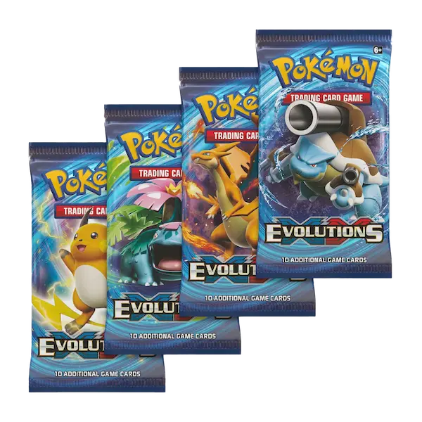 Pokemon XY Evolutions Booster Pack Art Set