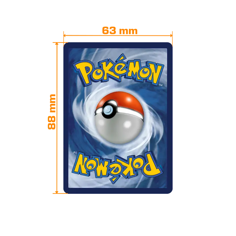 Pokemon card measurements