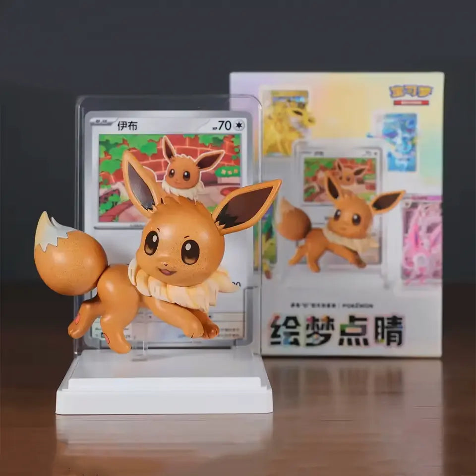 Pokémon Eeveelutions Blind Box [Live] featuring Eevee figure with adorable design and vibrant packaging.