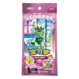 Gem Pack Badge collection 2 featuring Meowscarada on packaging with collectible items and foil cards.
