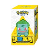 Figurine Pokémon à suspendre, boîte de collection Bulbasaur avec un design vibrant.