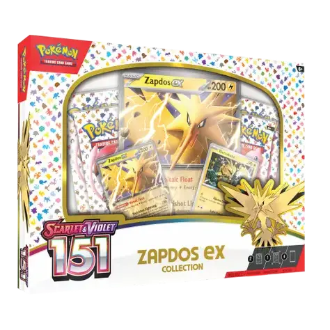 Pokemon Scarlet & Violet 151 Zapdos EX collection