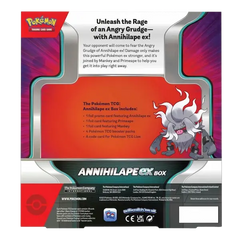 Pokemon Annihilape EX Collection Box - Backside Information