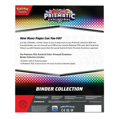 Pokemon Prismatic Evolutions Binder Collection - Backside Information