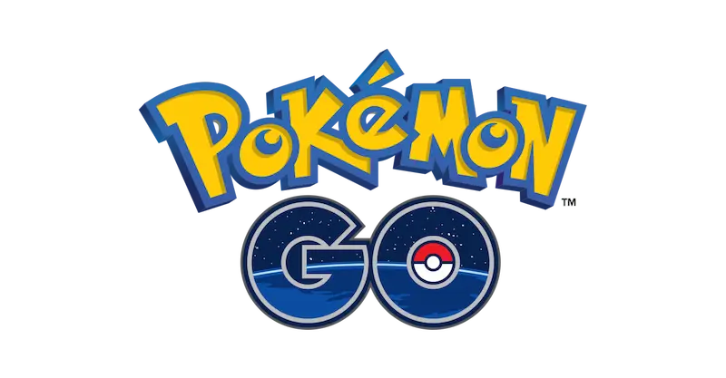 Logo de Pokémon GO, un popular juego móvil de realidad aumentada que presenta la captura y exploración de Pokémon.