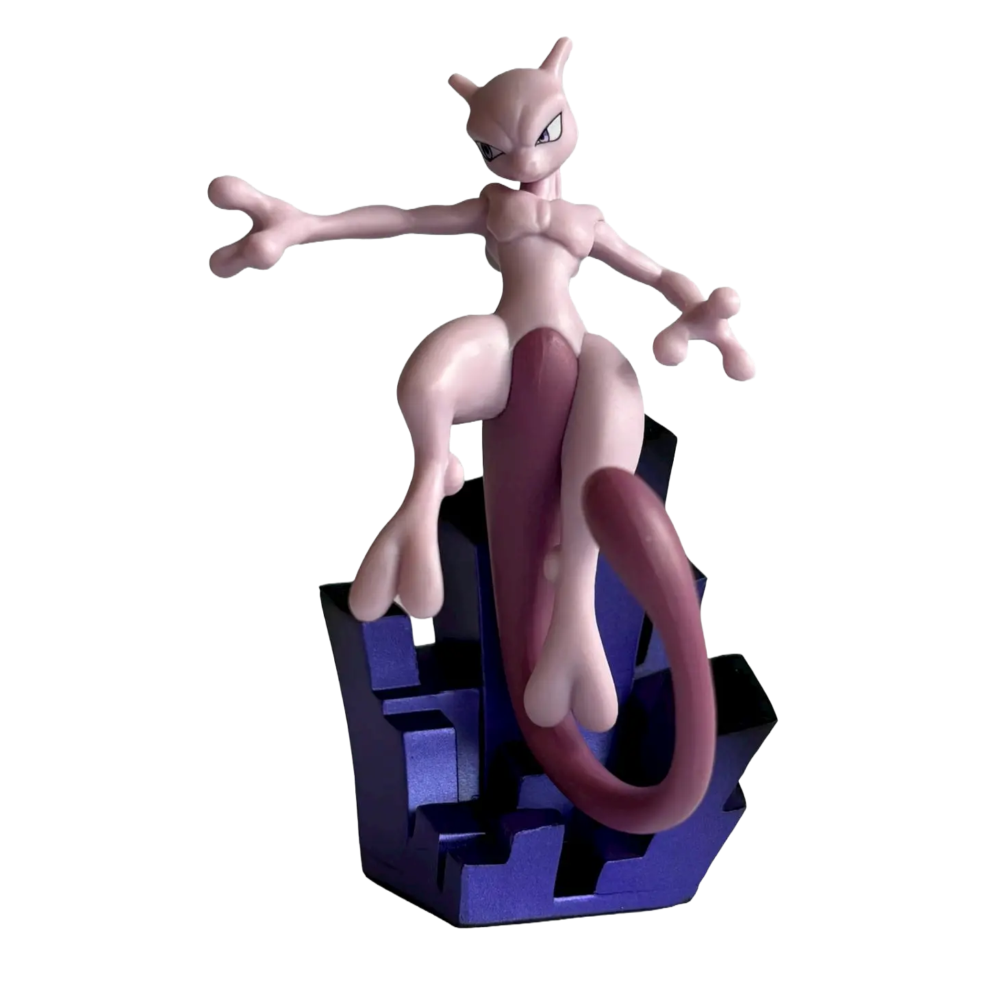 30th Celebration Mewtwo Figure Collection showcasing Mewtwo on a decorative base, highlighting Pokémon TCG history.