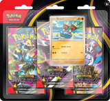 Pitch Black 3-Pack Blister featuring three booster packs and a Binacle promo card.