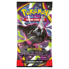 Pokémon TCG: Mega Evolution Pitch Black Booster Box featuring powerful Mega Evolution Pokémon.