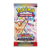 Pokemon Prismatic Evolutions Booster Pack - Eevee & Sylveon Art