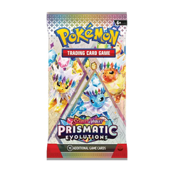 Pokemon Prismatic Evolutions Booster Pack - Flareon & Vaporeon & Jolteon Art