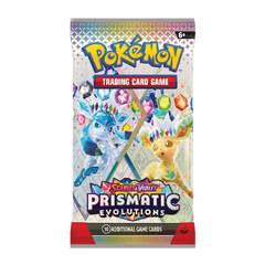 Pokemon Prismatic Evolutions Booster Pack - LEafeon & Glaceon Art