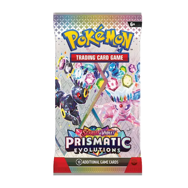 Pokemon Prismatic Evolutions Booster Pack - Umbreon & Espeon Art