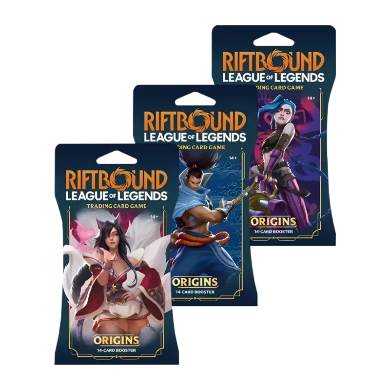 Riftbound Origins Sleeved Booster - League of Legends TCG โ Card-Binder.com