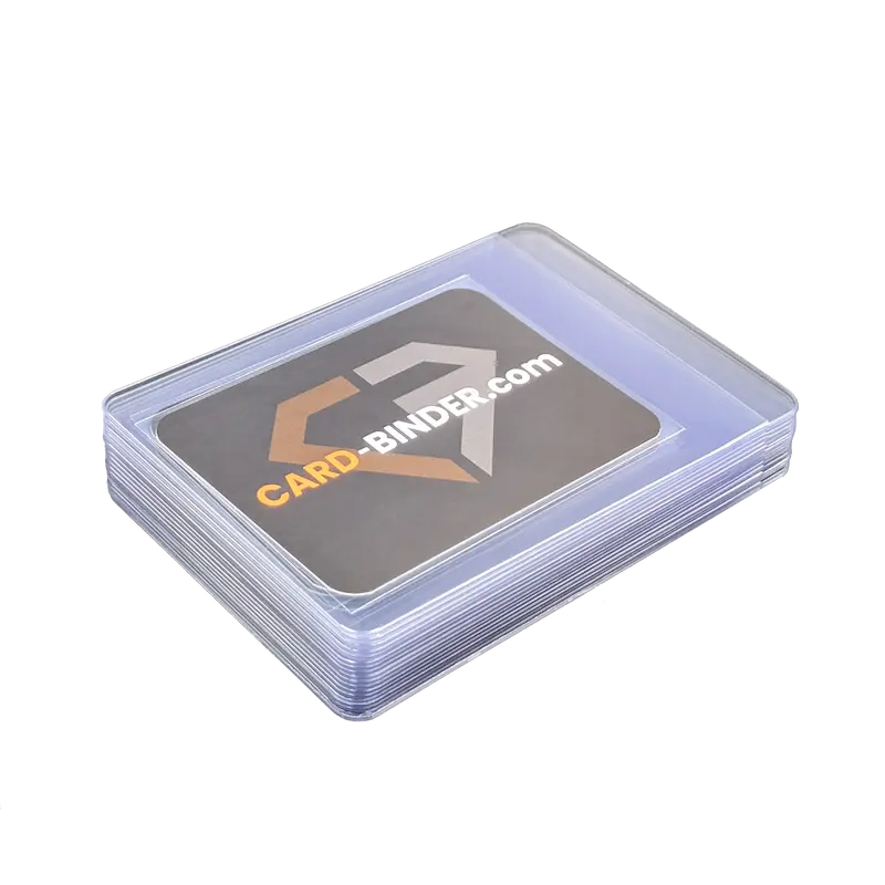 Trading Card Protectors Cardboard Gold Card Saver 2 - 200 Pack Semi-Rigid  Trading Card Holders (Standard Size, 3" X 4.5")
