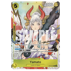 Dash Pack 2025 featuring Yamato character card from One Piece Card Game with alternative illustration.