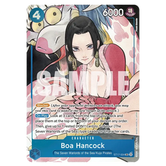 Dash Pack 2025 featuring Boa Hancock from One Piece Card Game with stunning illustrations.