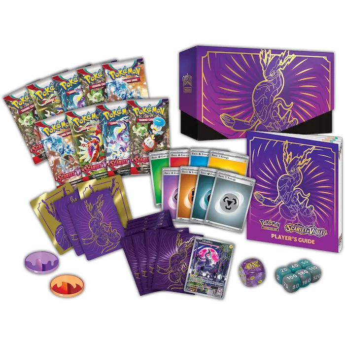 Pokemon Scarlet & Violet Elite Trainer Box - Miraidon contents