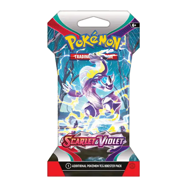 Pokemon Scarlet & Violet Sleeved Booster - Miraidon Art