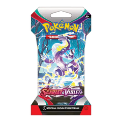 Pokemon Scarlet & Violet Sleeved Booster - Miraidon Art