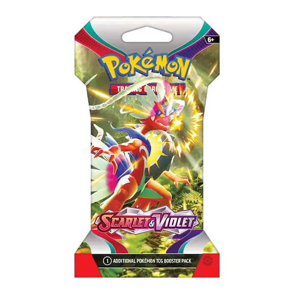 Pokemon Scarlet & Violet Sleeved Booster - Koraidon Art