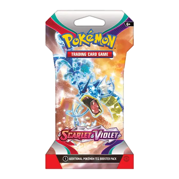 Pokemon Scarlet & Violet Sleeved Booster - Gyarados Art