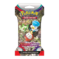 Pokemon Scarlet & Violet Sleeved Booster - Sprigatito, Fuecoco & Quaxly Art