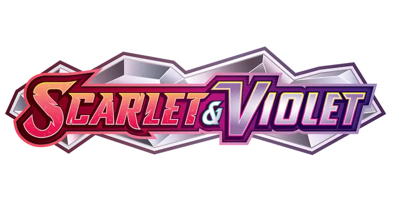 Pokemon trading card series scarlet & violet series logo