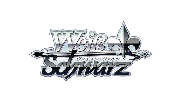 Schwarz weiß trading card game logo