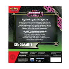 Back of packaging Shrouded Fable Kingambit Collection box