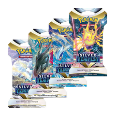 Pokemon Sword & Shield Silver Tempest Sleeved Booster Pack Art Set