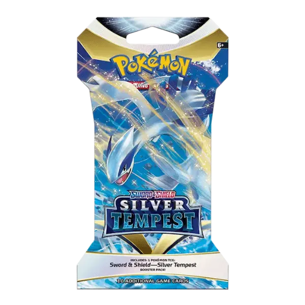 Pokemon Sword & Shield Silver Tempest Sleeved Booster Pack Art 1