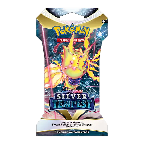 Pokemon Sword & Shield Silver Tempest Sleeved Booster Pack Art 3