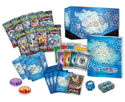 Pokemon Stellar Crown Elite Trainer Box contents