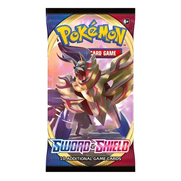 Pokemon Sword & Shield Base set Booster Pack art 4