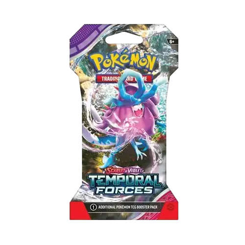 Pokemon Scarlet and Violet Temporal Forces Sleeved Booster Pack Art 4