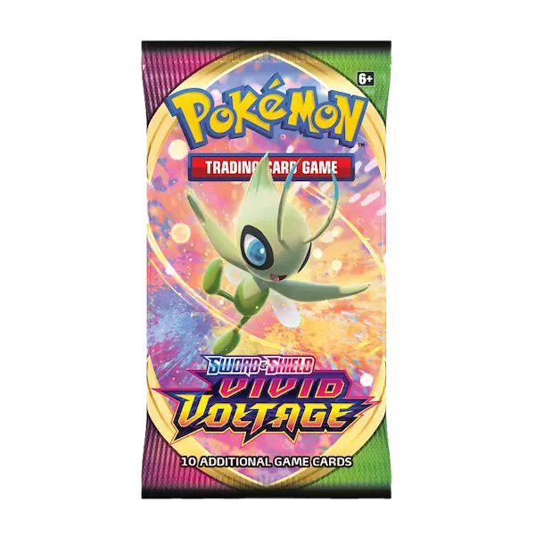 Pokemon Sword & Shield Vivid Voltage Booster Pack Art 3