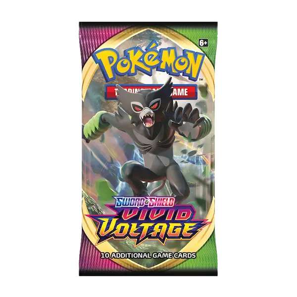 Pokemon Sword & Shield Vivid Voltage Booster Pack Art 2