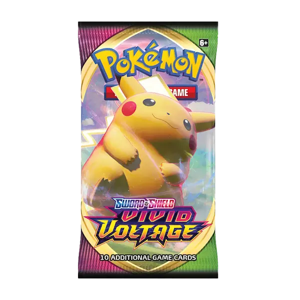 Pokemon Sword & Shield Vivid Voltage Booster Pack Art 1