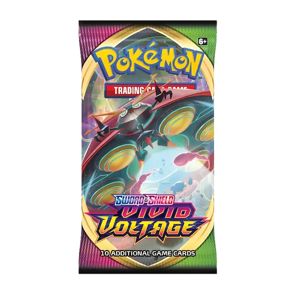 Pokemon Sword & Shield Vivid Voltage Booster Pack Art 4