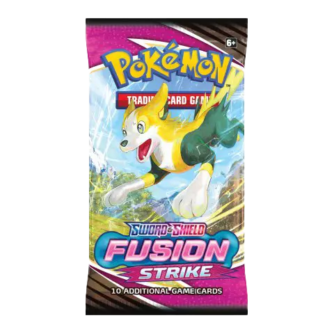 Pokemon Sword & Shield Fusion Strike Booster Pack Art 4