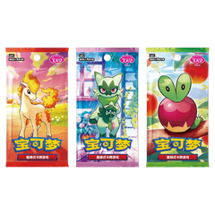 Gem Pack Badge collection 2 featuring colorful packaging illustrations of popular Pokémon characters.