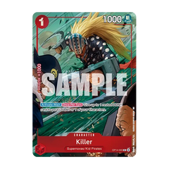 One Piece: Illustration Box vol.8 (Live) featuring character card of Killer from the Kid Pirates, collectible card game.