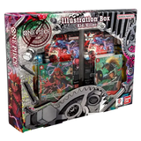 One Piece: Illustration Box vol.8 (Live) featuring Kid and Killer promotional cards and booster packs.