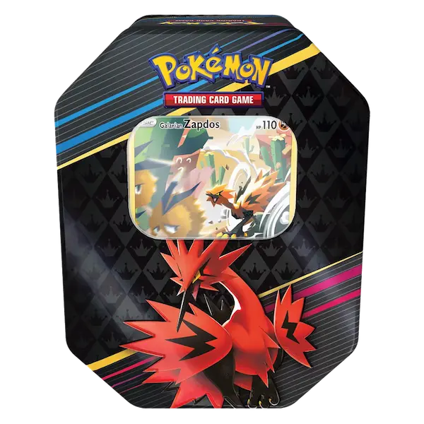 Pokemon Sword & Shield Crown Zenith EX Tin - Zapdos